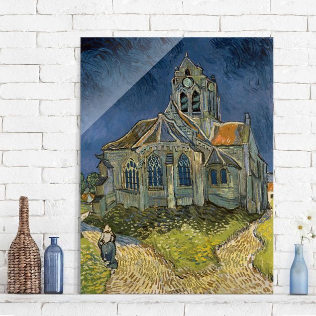 Déco murale cuisine Vincent van Gogh - L'église d'Auvers