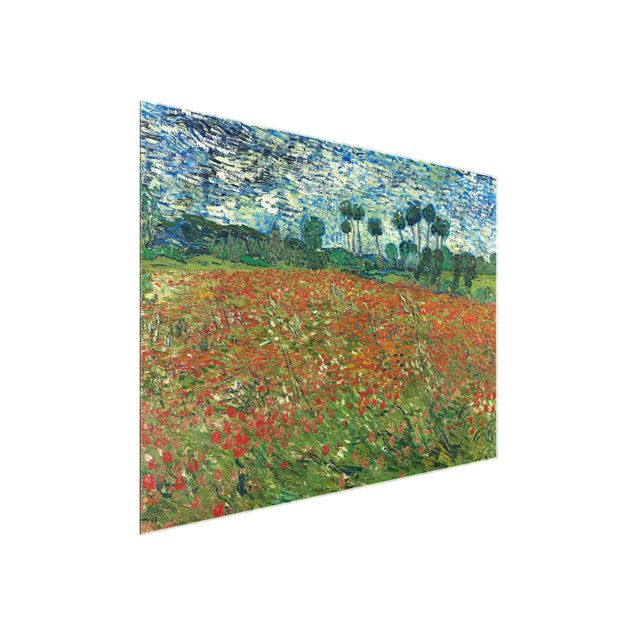 Tableau impressionniste Vincent Van Gogh - Champ de coquelicots