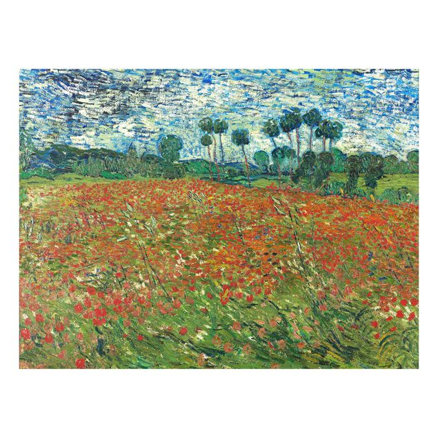 Tableau coquelicot Vincent Van Gogh - Champ de coquelicots