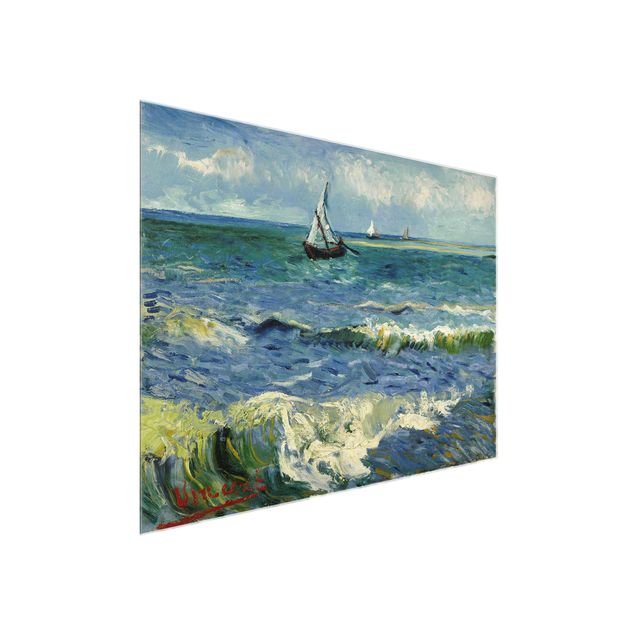 Courant artistique Postimpressionnisme Vincent Van Gogh - Paysage marin près des Saintes-Maries-De-La-Mer