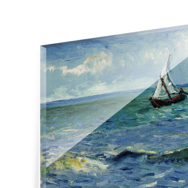 Tableau bord de mer Vincent Van Gogh - Paysage marin près des Saintes-Maries-De-La-Mer