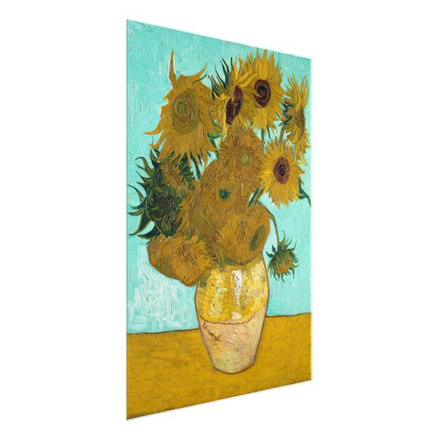 Tableau en pointillisme Vincent van Gogh - Tournesols