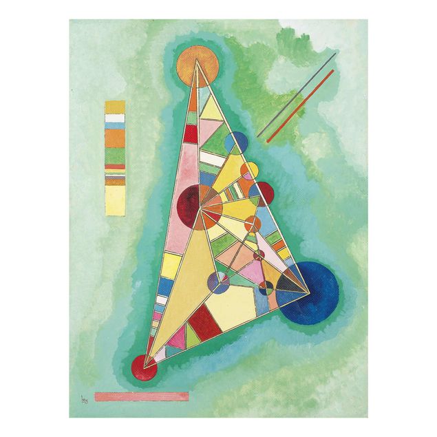 Tableaux modernes Wassily Kandinsky - Variété dans le triangle