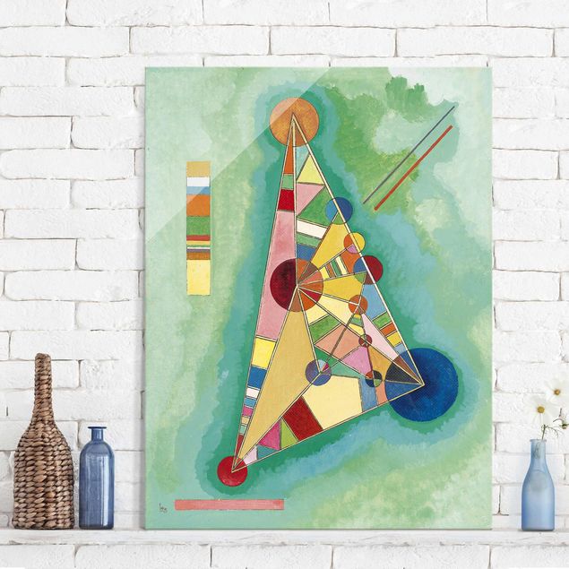 Décorations cuisine Wassily Kandinsky - Variété dans le triangle