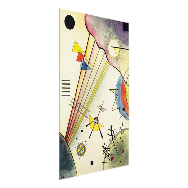 Tableaux en verre abstraits Wassily Kandinsky - Connexion significative
