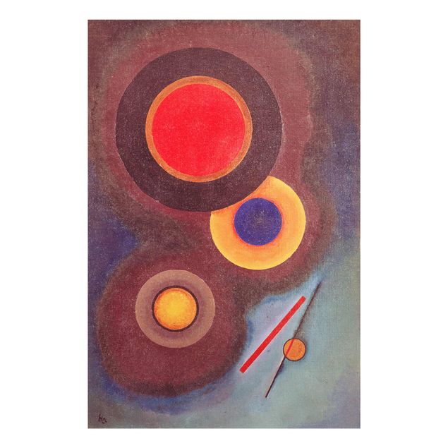 Tableaux modernes Wassily Kandinsky - Cercles et lignes