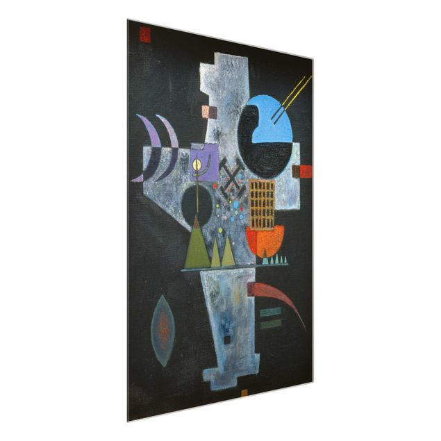 Tableaux en verre abstraits Wassily Kandinsky - Forme de la croix