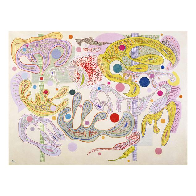 Tableau moderne Wassily Kandinsky - Formes capricieuses
