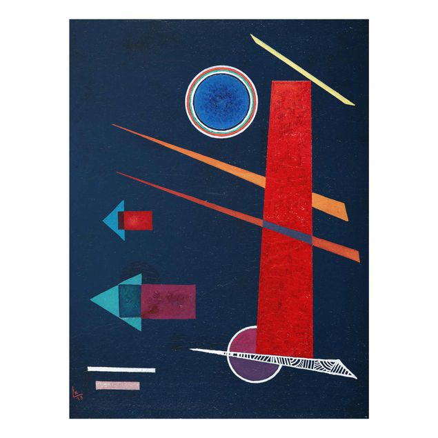 Tableaux modernes Wassily Kandinsky - Rouge puissant