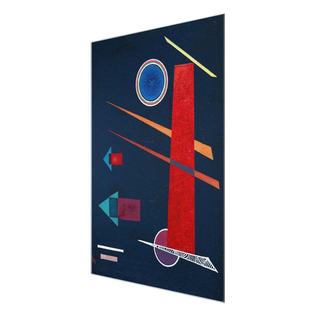 Tableau abstrait Wassily Kandinsky - Rouge puissant