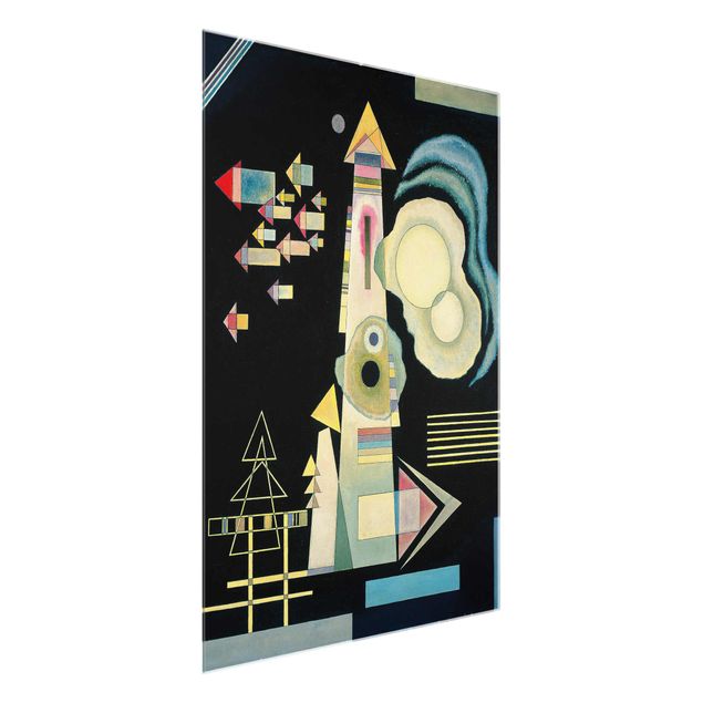 Tableaux en verre abstraits Wassily Kandinsky - Flèches