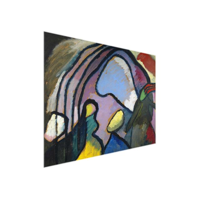 Tableaux en verre abstraits Wassily Kandinsky - Étude pour l'improvisation 10