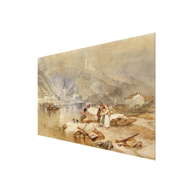 Tableau verre montagne William Turner - Bernkastel sur la Moselle
