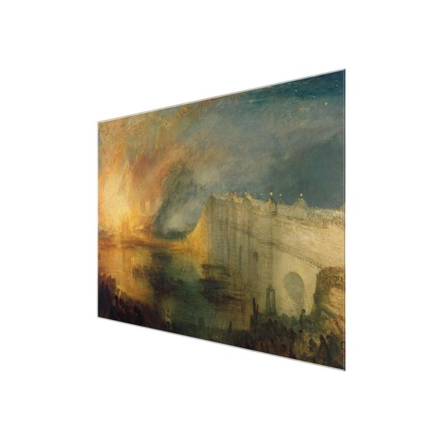 Tableaux nature William Turner - L'incendie des chambres des Lords et des Communes