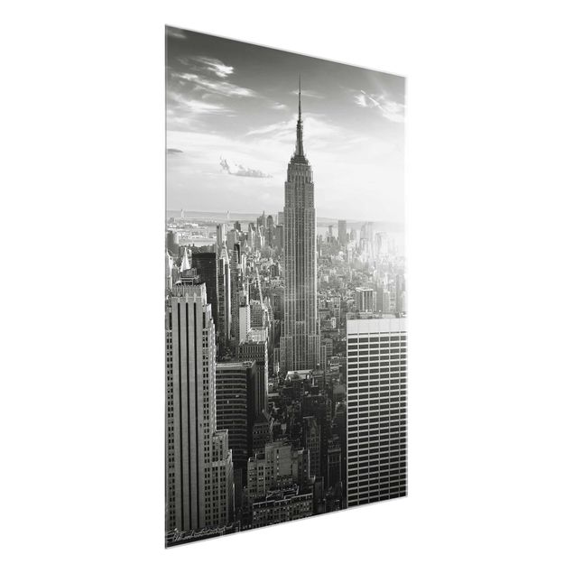 Tableaux en verre architecture & skyline Manhattan Skyline