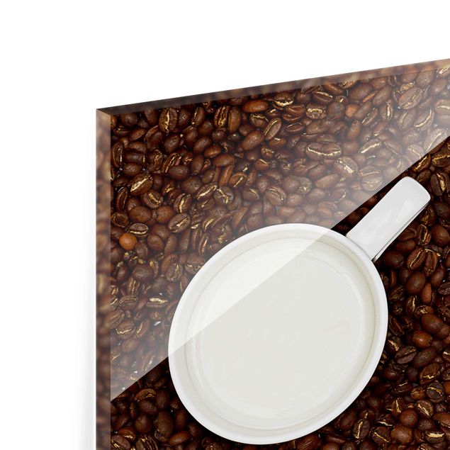Tableau en verre - Caffee Latte
