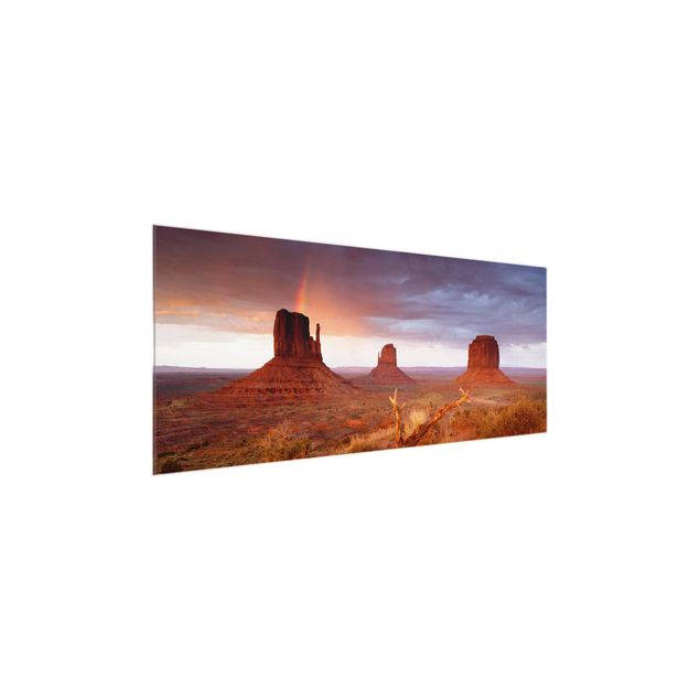Tableaux paysage Monument Valley au coucher du soleil
