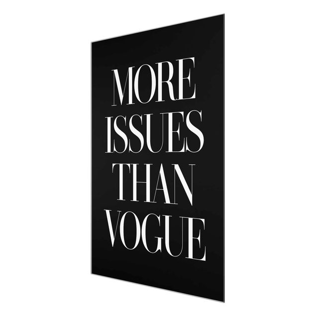 Tableaux noir et blanc More Issues Than Vogue