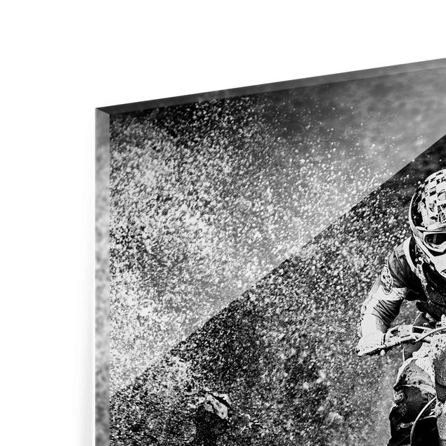 Tableau décoration Motocross dans la boue