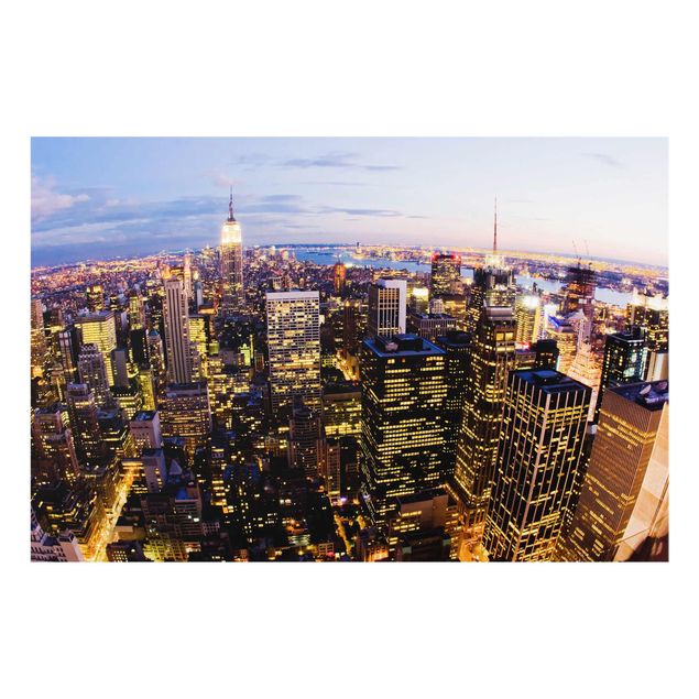 Tableaux modernes New York Skyline At Night