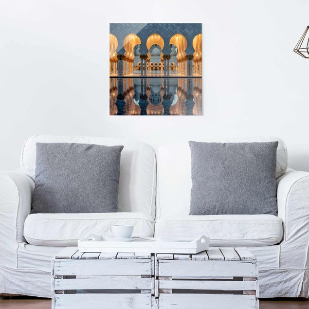 Tableau 3d Reflets dans la mosquée