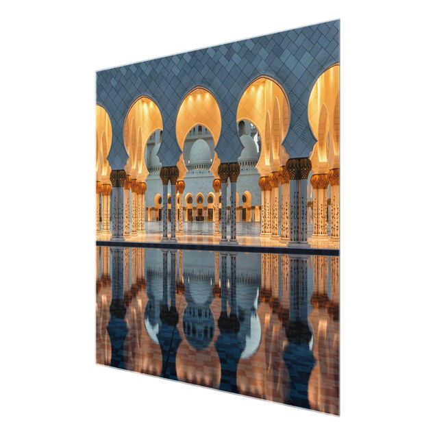 Tableau décoration Reflets dans la mosquée