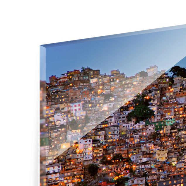 Tableaux Coucher de soleil dans une favela de Rio de Janeiro