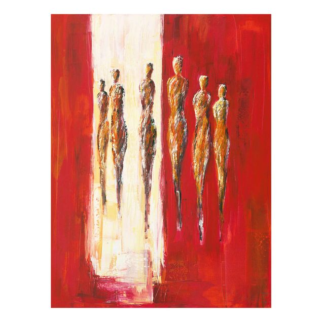Tableaux de Petra Schüßler Six figures en rouge