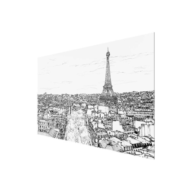 Tableaux modernes Étude de la ville - Paris