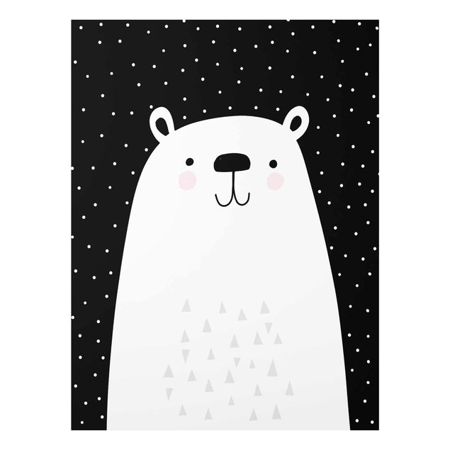 Cadre animaux Zoo à motifs - Ours polaire