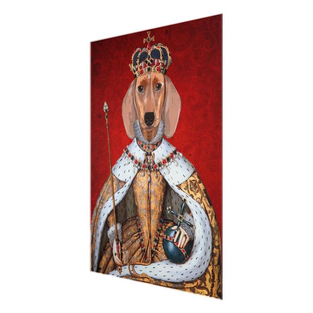 Tableaux muraux Portrait d'animal - Reine Teckel