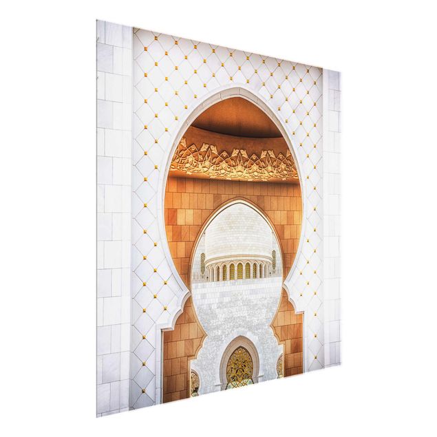 Tableau spirituel Porte de la mosquée