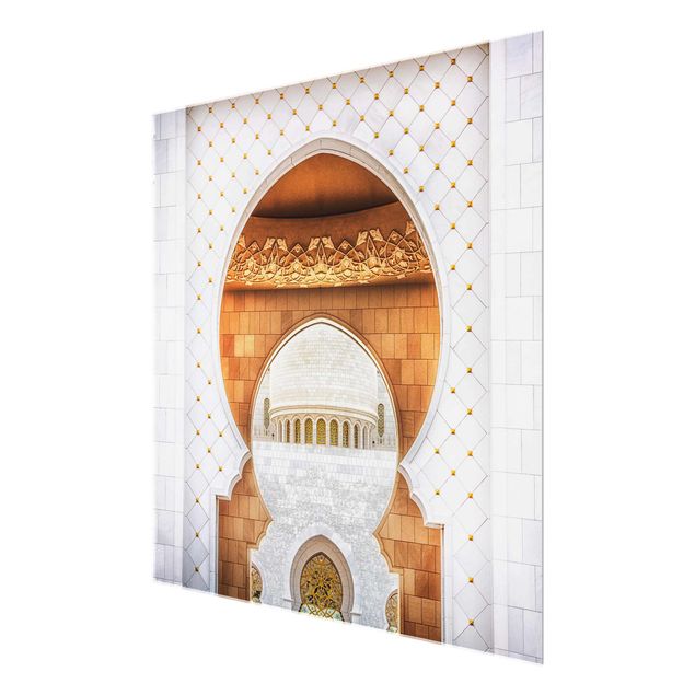 Tableaux en verre magnétique Porte de la mosquée