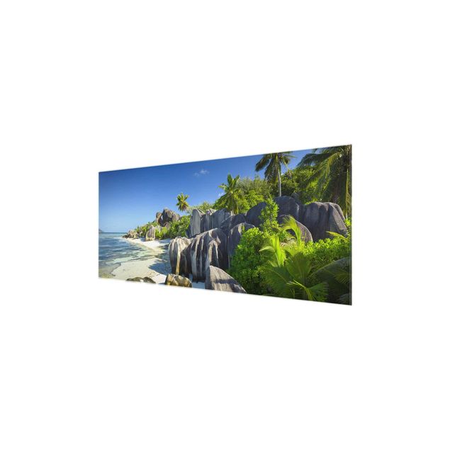 Tableaux en verre fleurs Dream Beach Seychelles