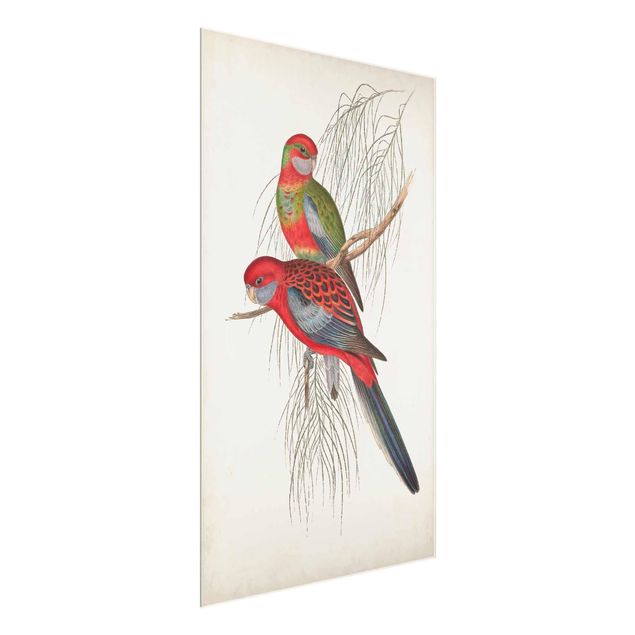 tableaux floraux Tropical Parrot III