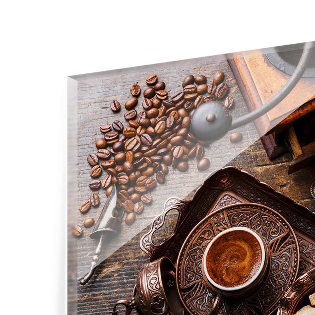 Tableau en verre - Turkish Coffee