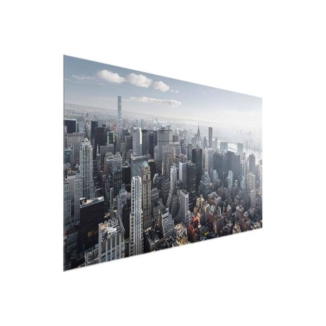 Tableaux en verre architecture & skyline Upper Manhattan New York City