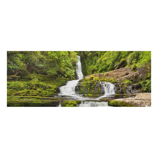 Tableau deco nature McLean Falls en Nouvelle-Zélande