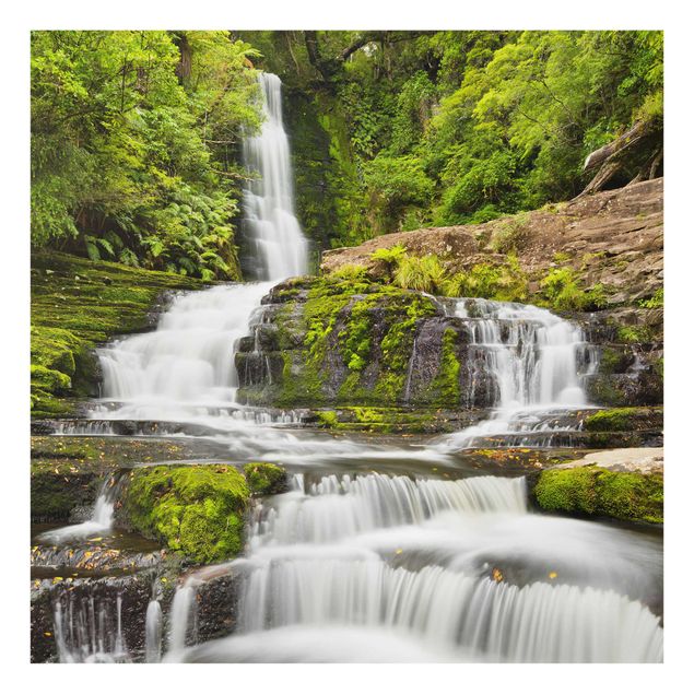 Tableau deco nature McLean Falls en Nouvelle-Zélande