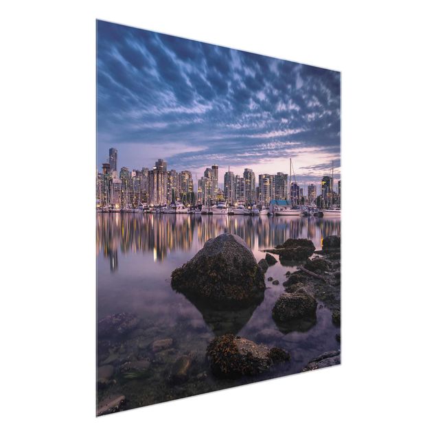 Tableaux modernes Vancouver au coucher du soleil