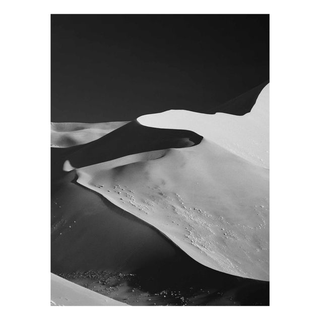 Tableau en verre paysage Désert - Dunes Abstraites