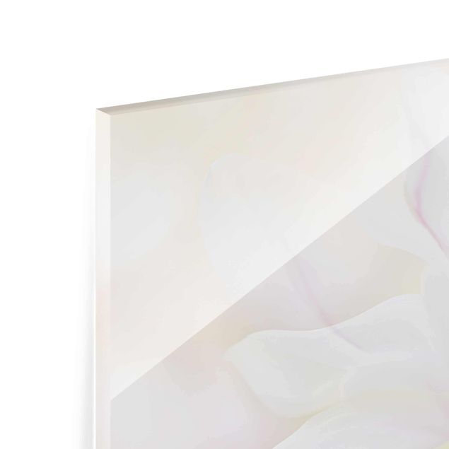 Tableau en verre - Delicate Magnolia Blossom
