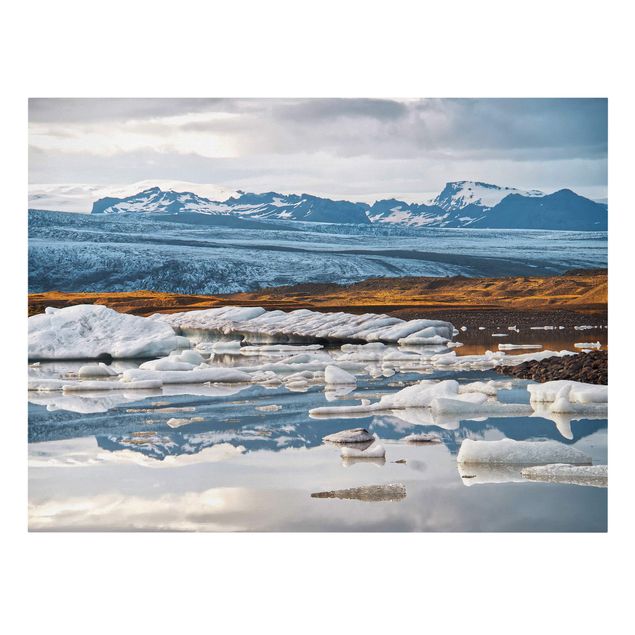 Tableau moderne Lagune de glacier