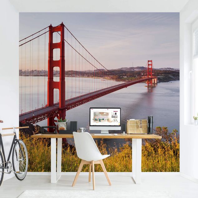 Papier peint panoramique ville Golden Gate Bridge à San Francisco