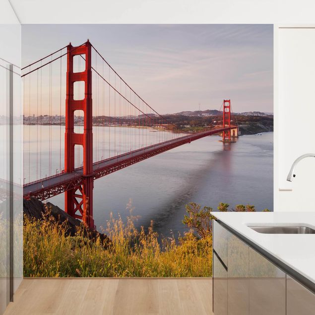 Papiers peints bleu Golden Gate Bridge à San Francisco