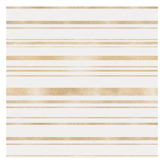 Papier peint - Golden Glitter Stripes