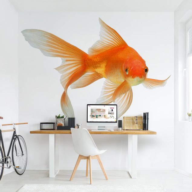 Tapisserie poisson Goldfish Is Watching You