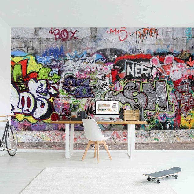 Papier peint moderne Graffiti