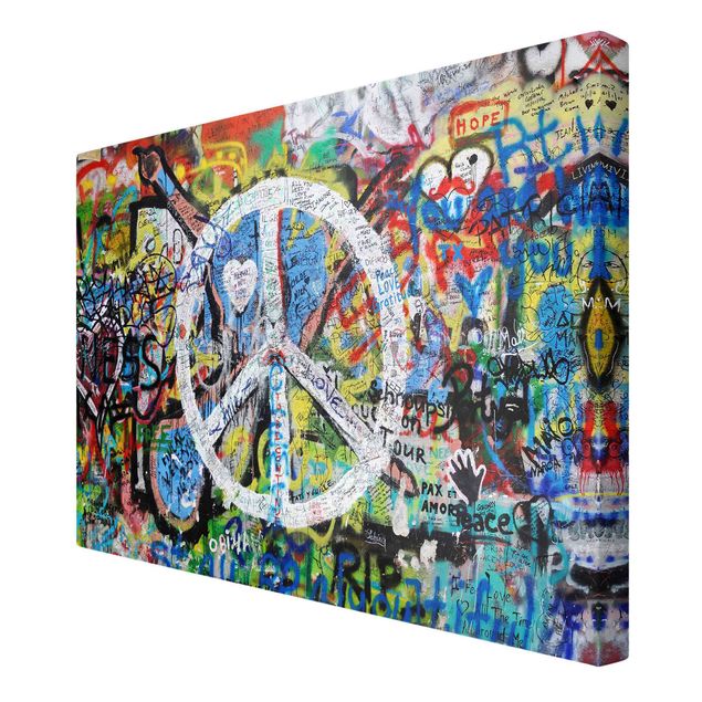 Toile murale Graffiti Wall Peace Sign