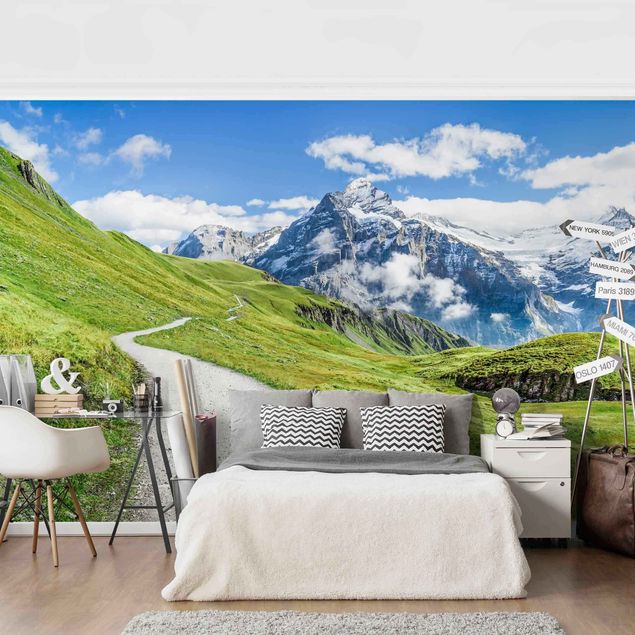 Papier peint ciel Panorama de Grindelwald